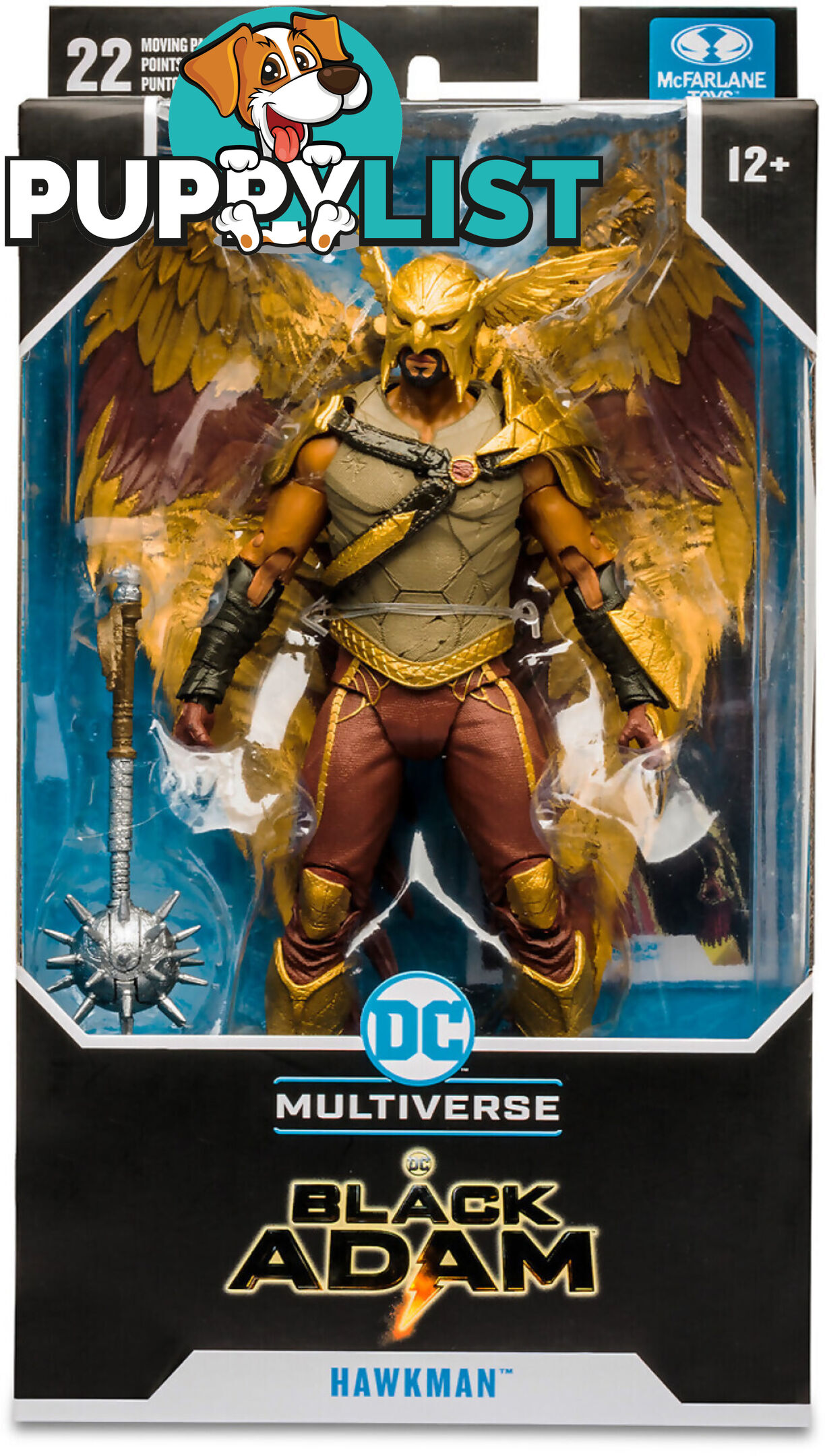 Mcfarlane - Hawkman 7 Inch Figurine (Black Adam Movie) - Hs15257 - 787926152579