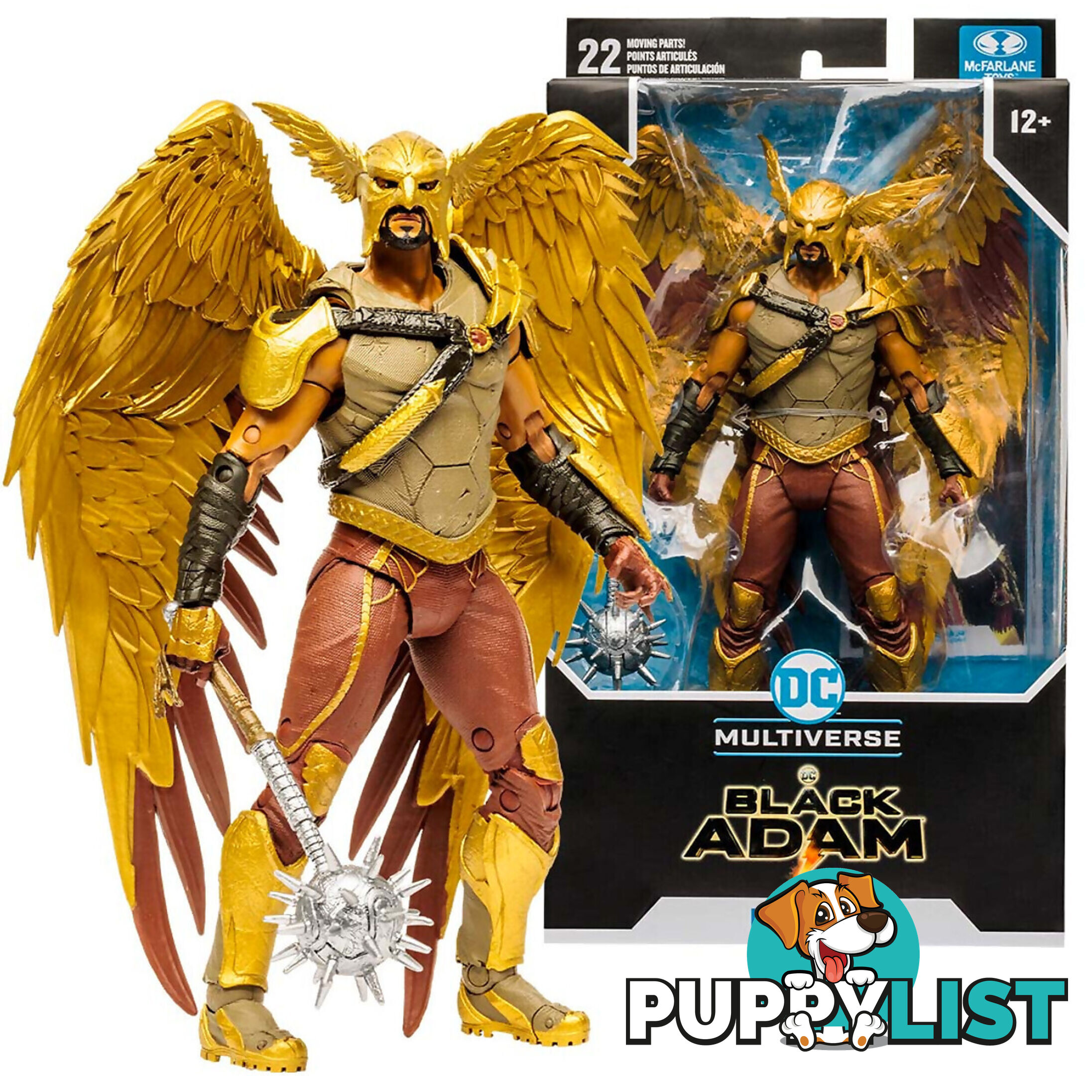 Mcfarlane - Hawkman 7 Inch Figurine (Black Adam Movie) - Hs15257 - 787926152579