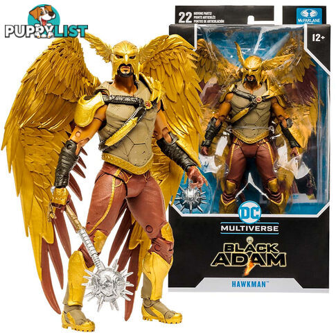 Mcfarlane - Hawkman 7 Inch Figurine (Black Adam Movie) - Hs15257 - 787926152579