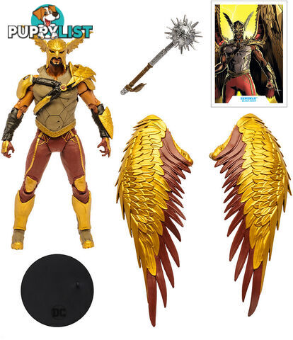 Mcfarlane - Hawkman 7 Inch Figurine (Black Adam Movie) - Hs15257 - 787926152579