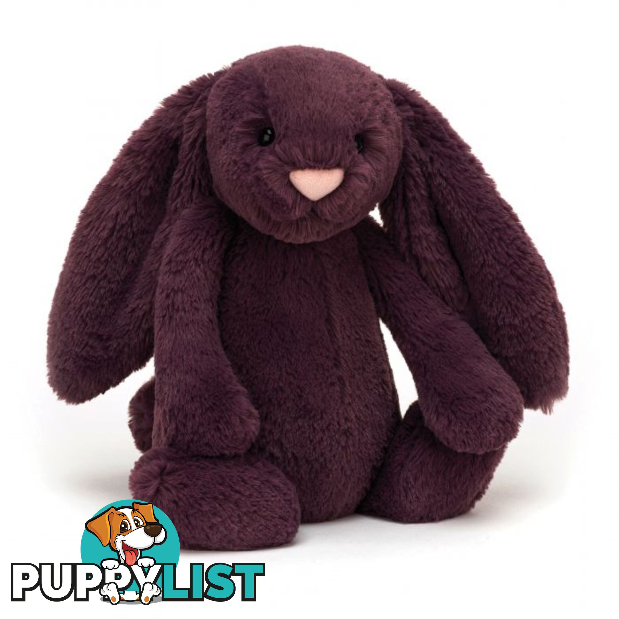 Jellycat Bashful Plum Bunny Medium Purple 31x12x15cm   Bas3plum - 670983122909