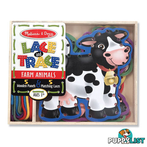 Melissa & Doug - Lace & Trace Farm - Mdmnd3781 - 000772037815