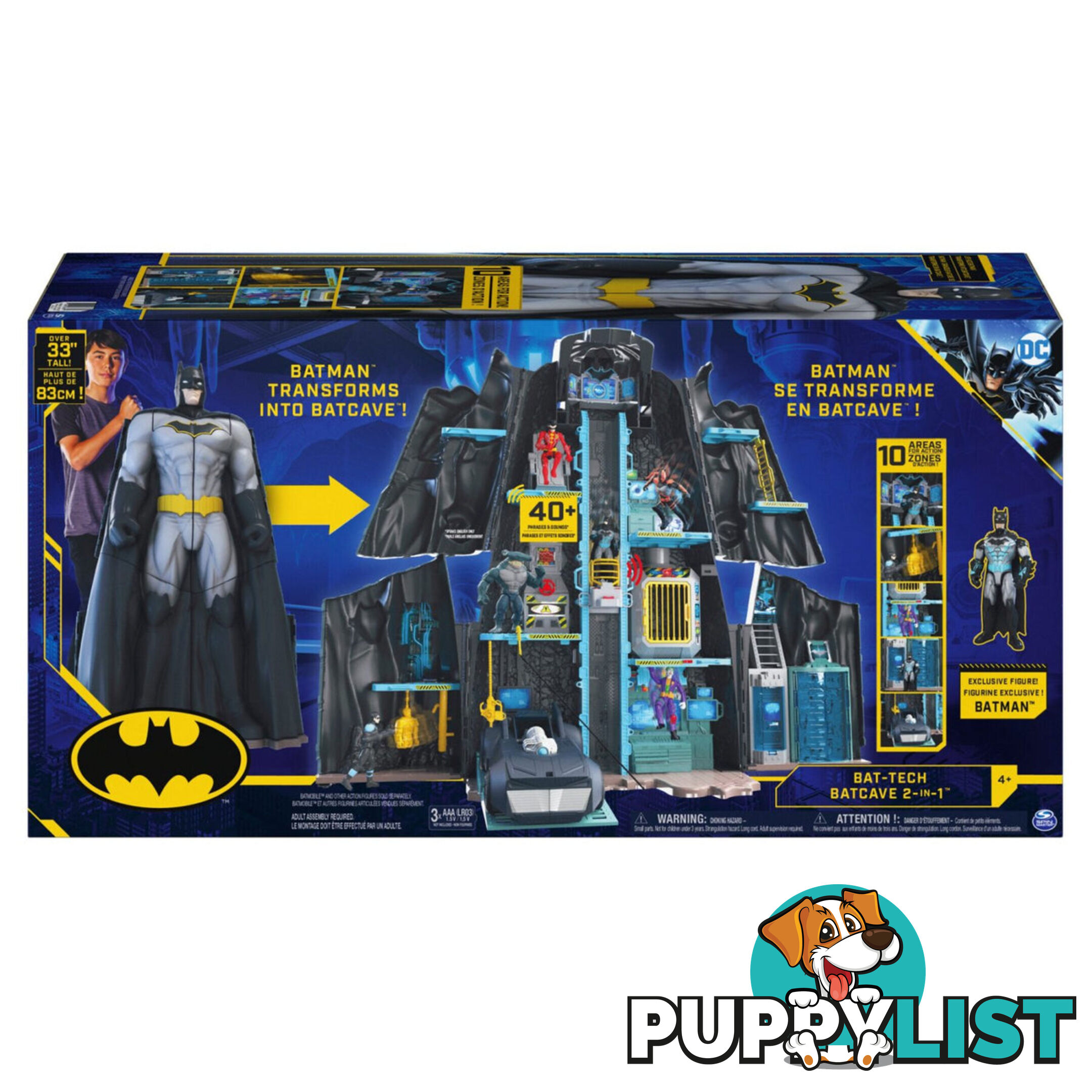 Batman Transforming Batcave Playset Si6060830 - 778988368381