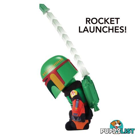 Star Wars Rocket Launching Boba Fett Feature Plush - Mahhc61 - 194735063598