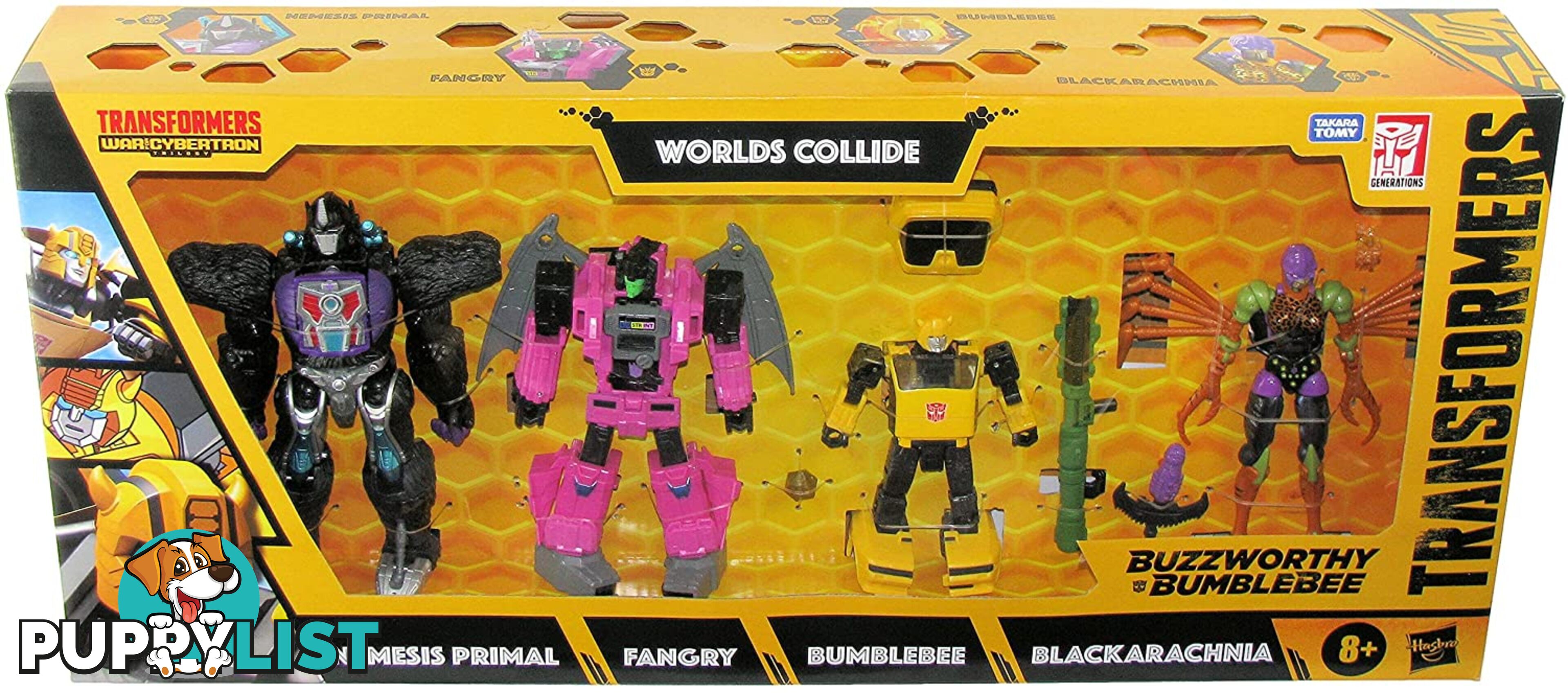 Transformers Buzzworthy Bumblebee - War For Cybertron Worlds Collide 4 Pack Hbf09945loo - 5010993854783