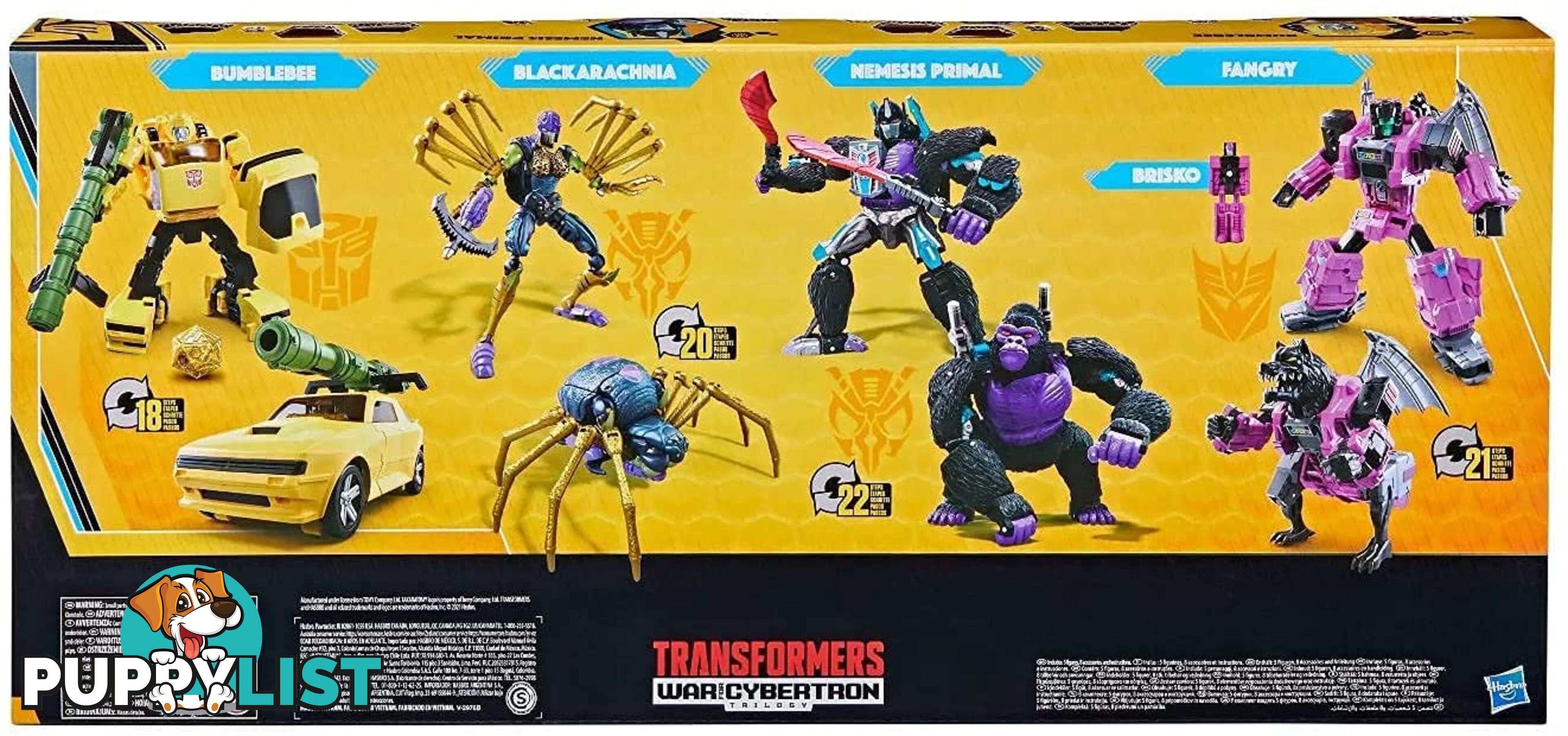 Transformers Buzzworthy Bumblebee - War For Cybertron Worlds Collide 4 Pack Hbf09945loo - 5010993854783