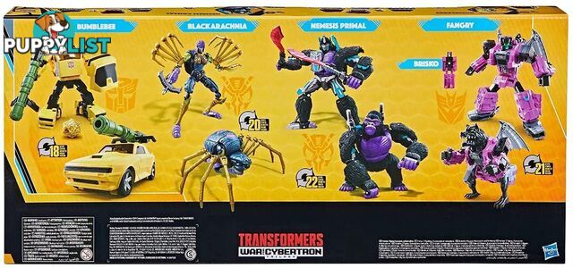 Transformers Buzzworthy Bumblebee - War For Cybertron Worlds Collide 4 Pack Hbf09945loo - 5010993854783