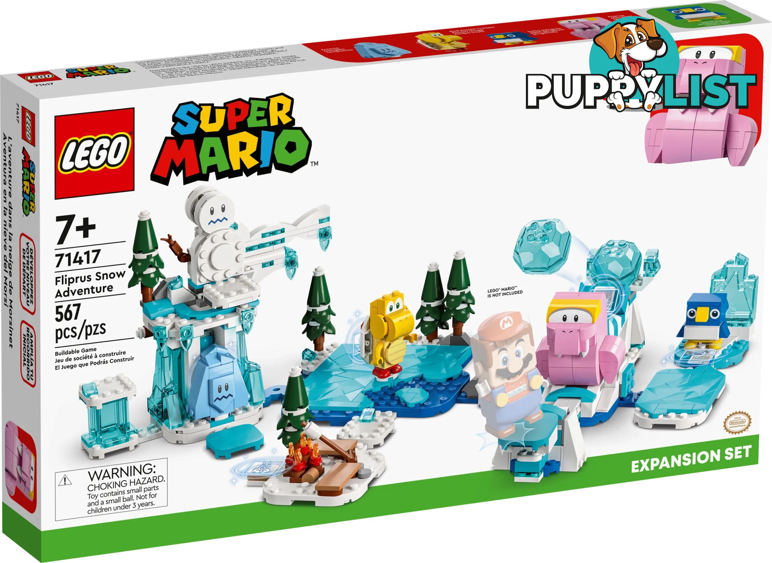 LEGO 71417 Fliprus Snow Adventure Expansion Set - Super Mario - 5702017415703