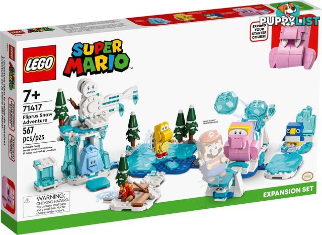 LEGO 71417 Fliprus Snow Adventure Expansion Set - Super Mario - 5702017415703