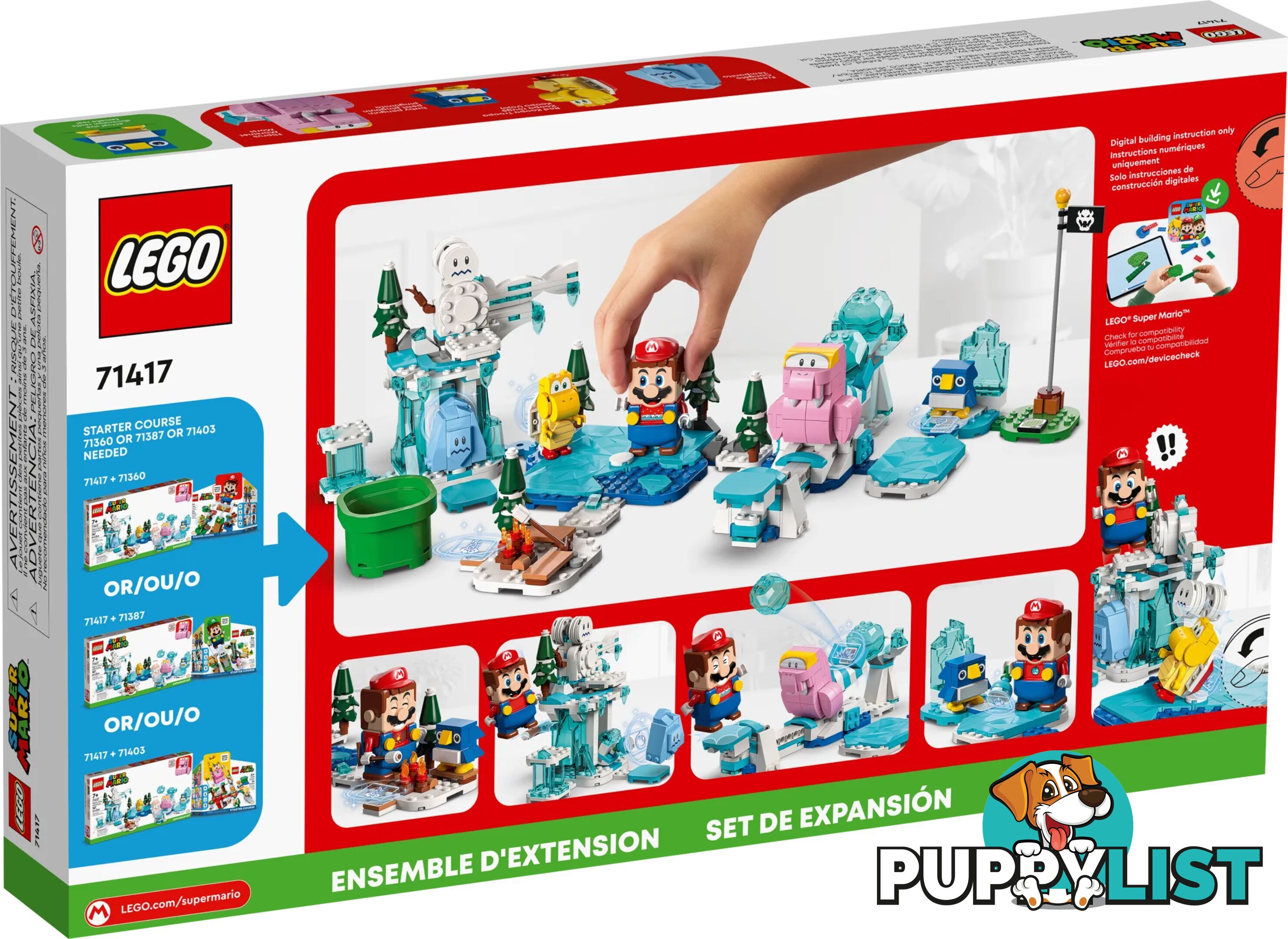 LEGO 71417 Fliprus Snow Adventure Expansion Set - Super Mario - 5702017415703