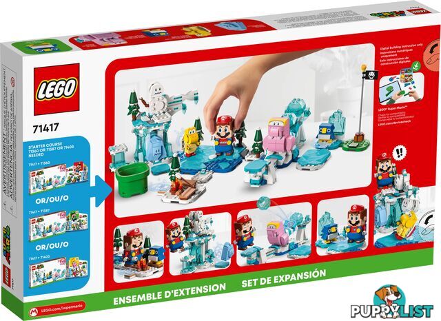 LEGO 71417 Fliprus Snow Adventure Expansion Set - Super Mario - 5702017415703