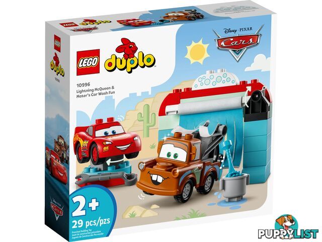 LEGO 10996 Lightning McQueen & Mater's Car Wash Fun - Duplo - 5702017417790