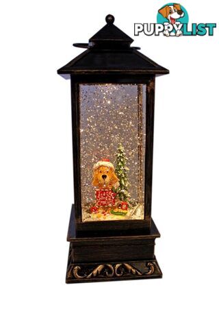 Cotton Candy - Xmas Led Lantern Puppy Ate Santa's Cookies - Ccxac355 - 9353468008035