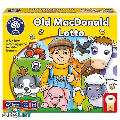 Orchard Toys -  Old Macdonald Lotto Game - Mdoc071 - 5011863101372