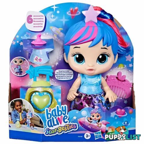 Baby Alive - Star Besties Doll Stellar Skylar Space Themed Baby Alive - Doll with Accessories - Hbf73595xoo - 5010994208691