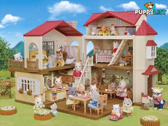 Sylvanian Families - Red Roof Country Home -secret Attic Playroom - Mdsf5727 - 5054131057278