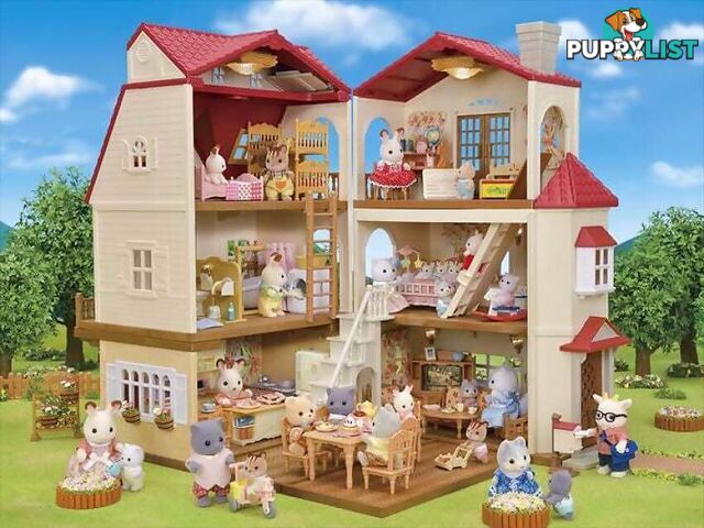 Sylvanian Families - Red Roof Country Home -secret Attic Playroom - Mdsf5727 - 5054131057278