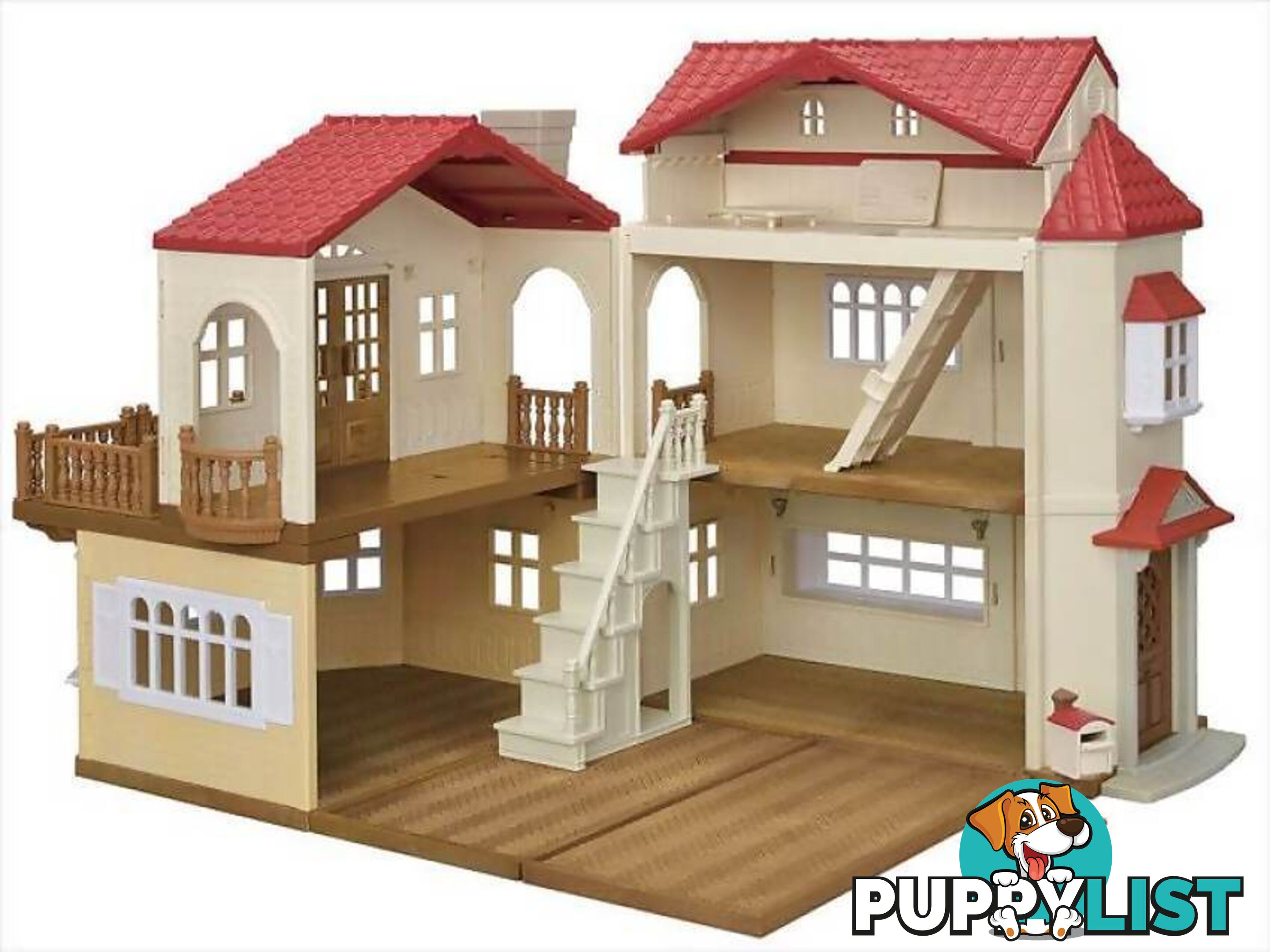 Sylvanian Families - Red Roof Country Home -secret Attic Playroom - Mdsf5727 - 5054131057278