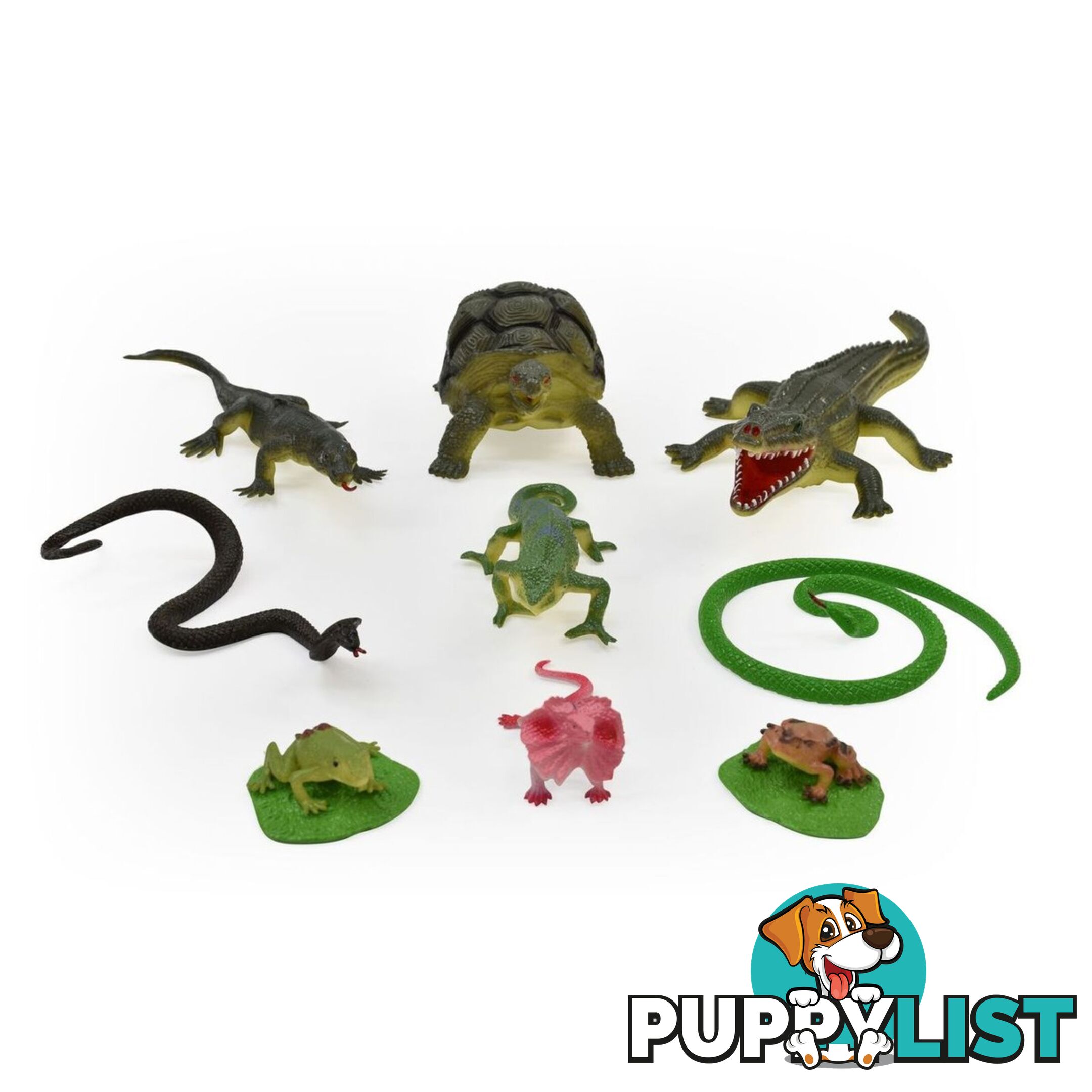 Reptile World 9 Piece Animal Set Art64268 - 5018621210475