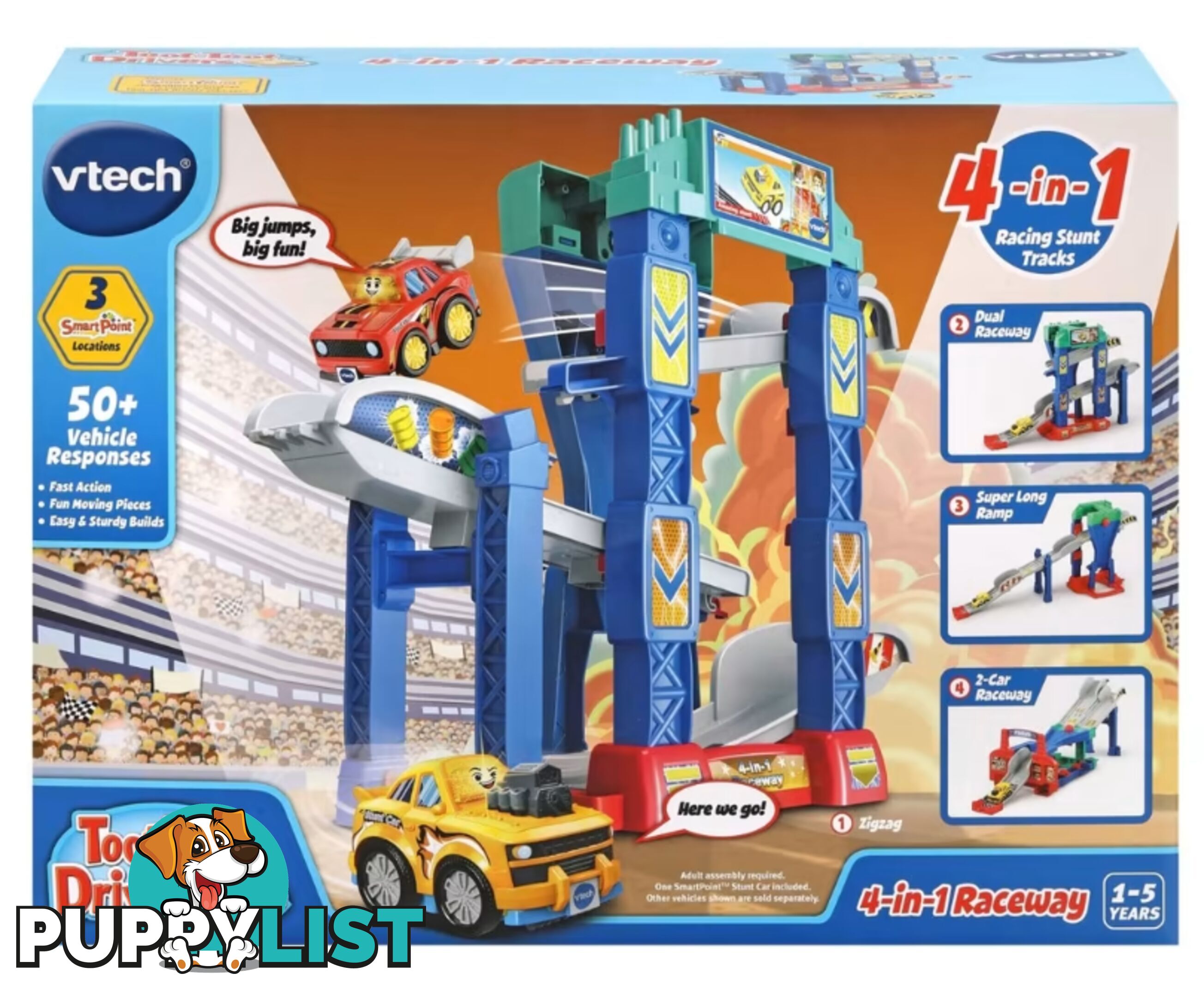 Vtech - Toot Toot 4 In 1 Railway - Tn80556503004 - 3417765565038