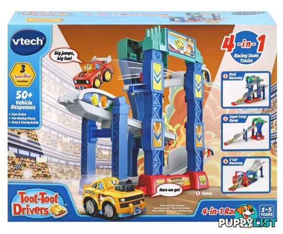 Vtech - Toot Toot 4 In 1 Railway - Tn80556503004 - 3417765565038