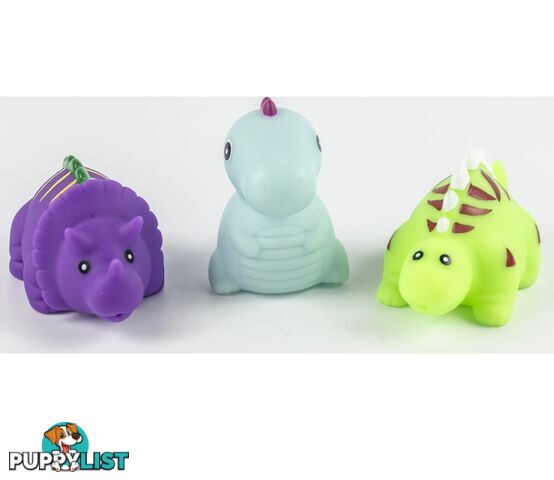 Buddy & Barney - Bath Time Dinosaurs Squirters â€“ Set Of 3 - Mh Bb186 - 712195455731