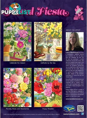 Holdson - Floral Fiesta - Celebrate The Season - Jigsaw Puzzle 1000 Pieces - Jdhol775545 - 9414131775545