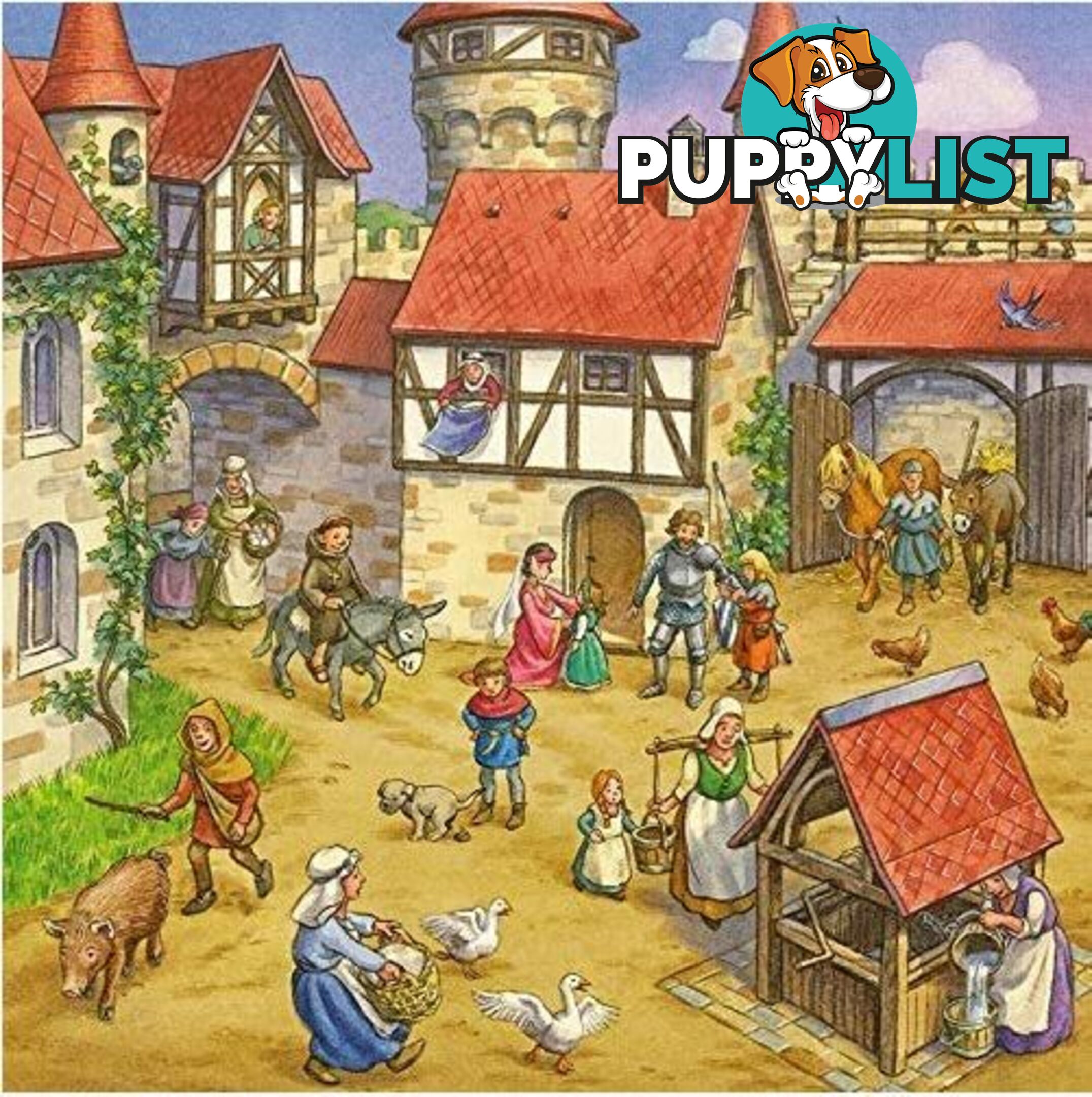 Ravensburger - Life Of The Knight Jigsaw Puzzle 3 X 49pc - Mdrb05150 - 4005556051502