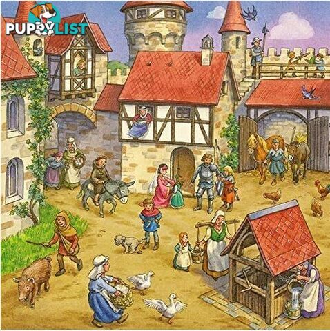 Ravensburger - Life Of The Knight Jigsaw Puzzle 3 X 49pc - Mdrb05150 - 4005556051502