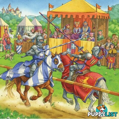 Ravensburger - Life Of The Knight Jigsaw Puzzle 3 X 49pc - Mdrb05150 - 4005556051502