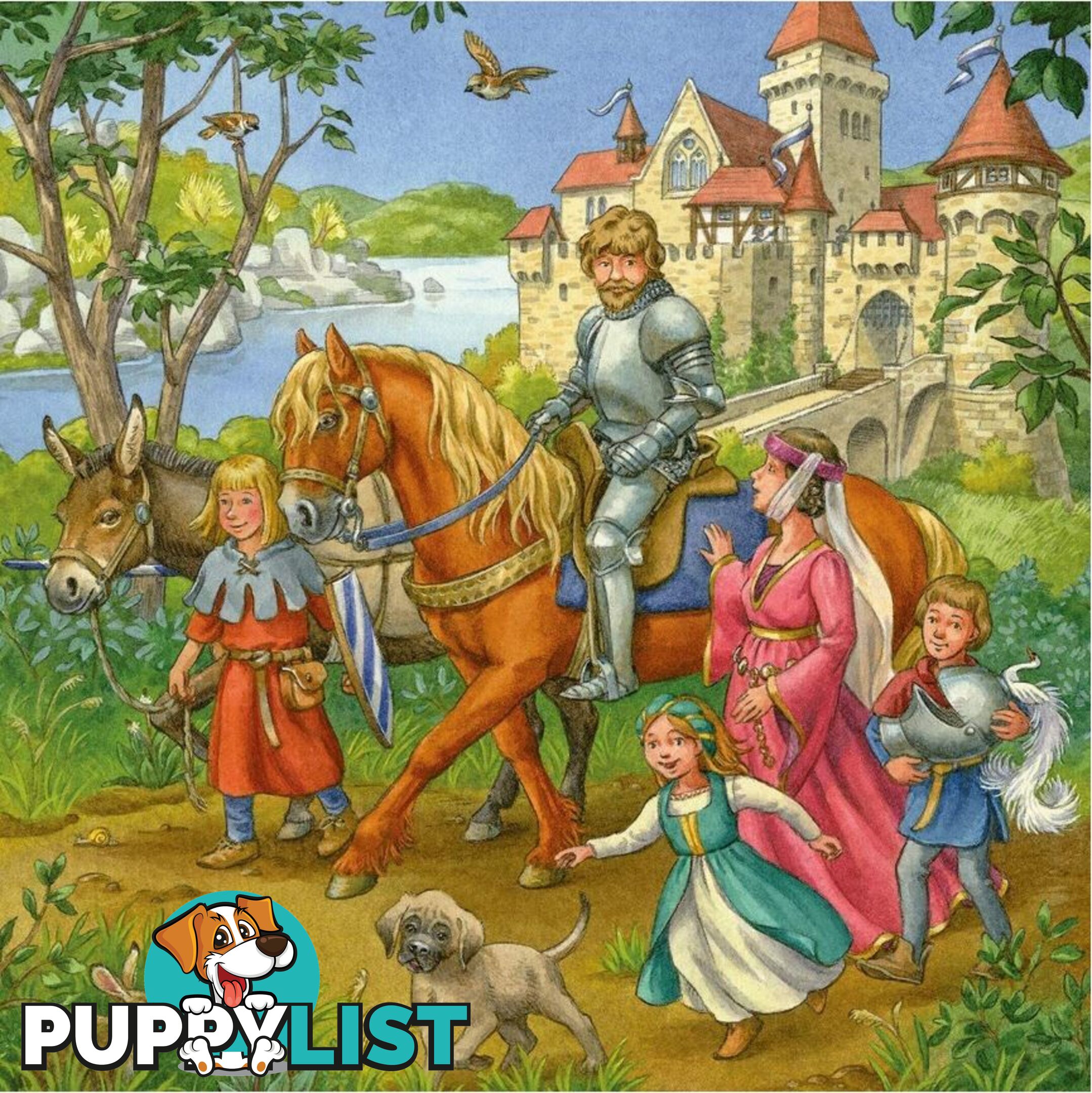 Ravensburger - Life Of The Knight Jigsaw Puzzle 3 X 49pc - Mdrb05150 - 4005556051502