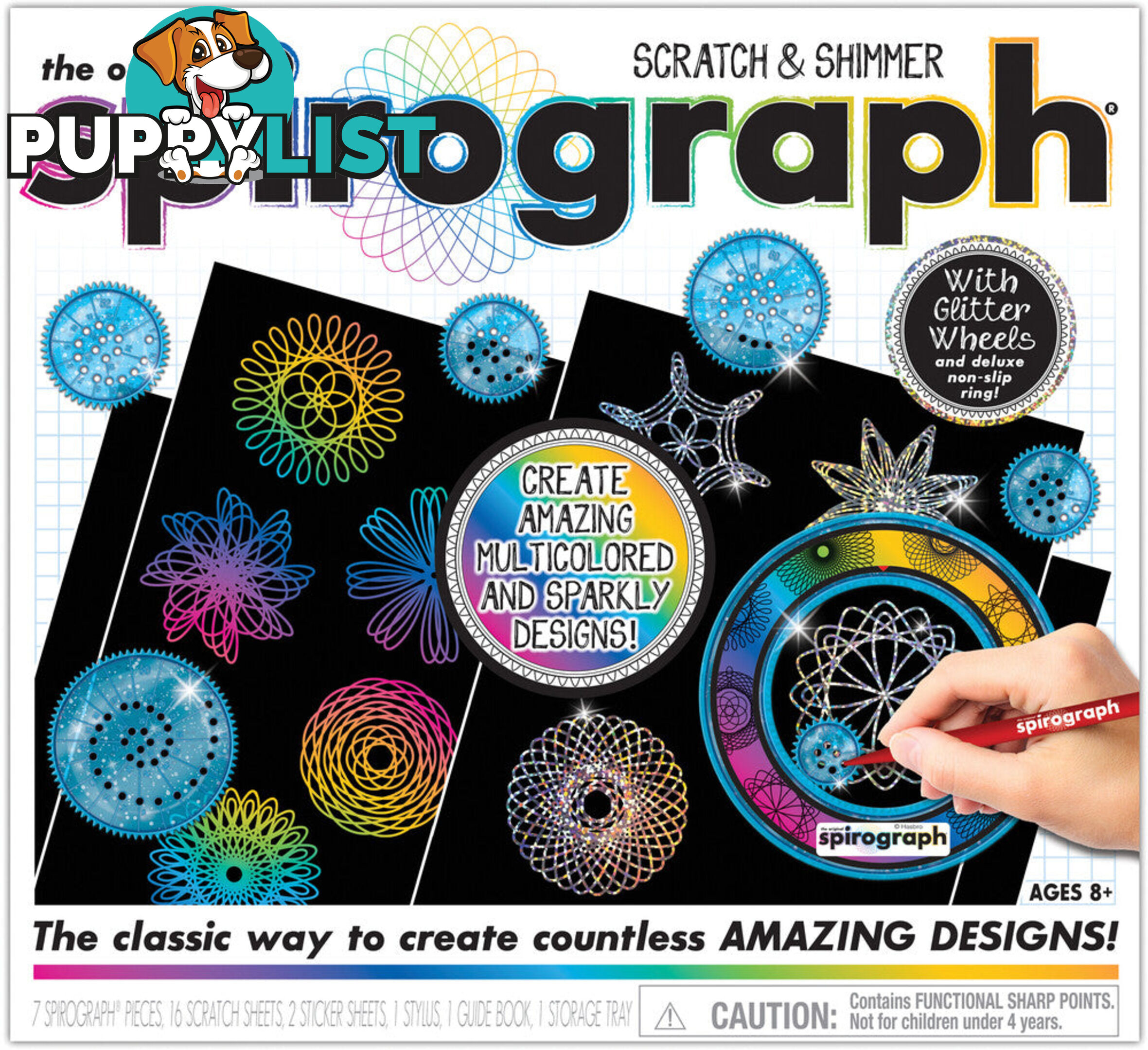 Spirograph Scratch & Shimmer - Mr015099 - 819441010352