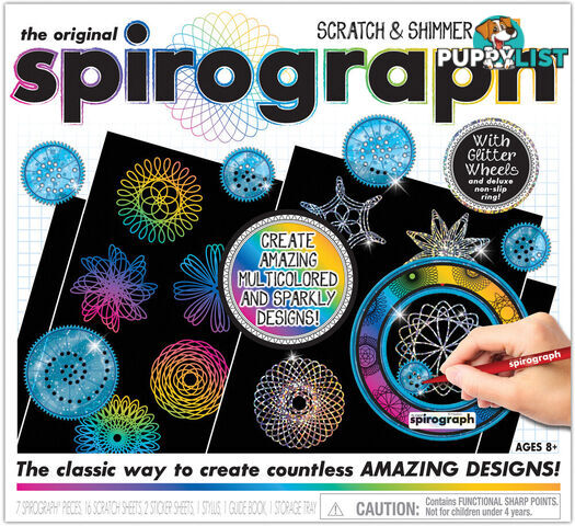 Spirograph Scratch & Shimmer - Mr015099 - 819441010352