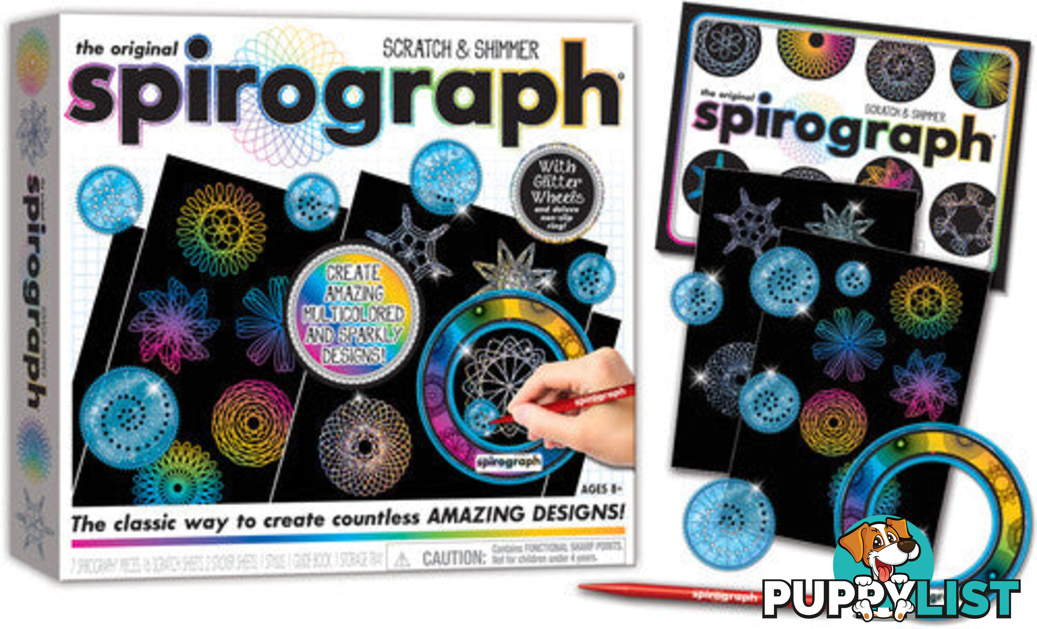 Spirograph Scratch & Shimmer - Mr015099 - 819441010352