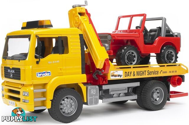 Bruder 1:16 Man Tga Breakdown Truck With Cross Country Vehicle Zi24002750 - 4001702027506