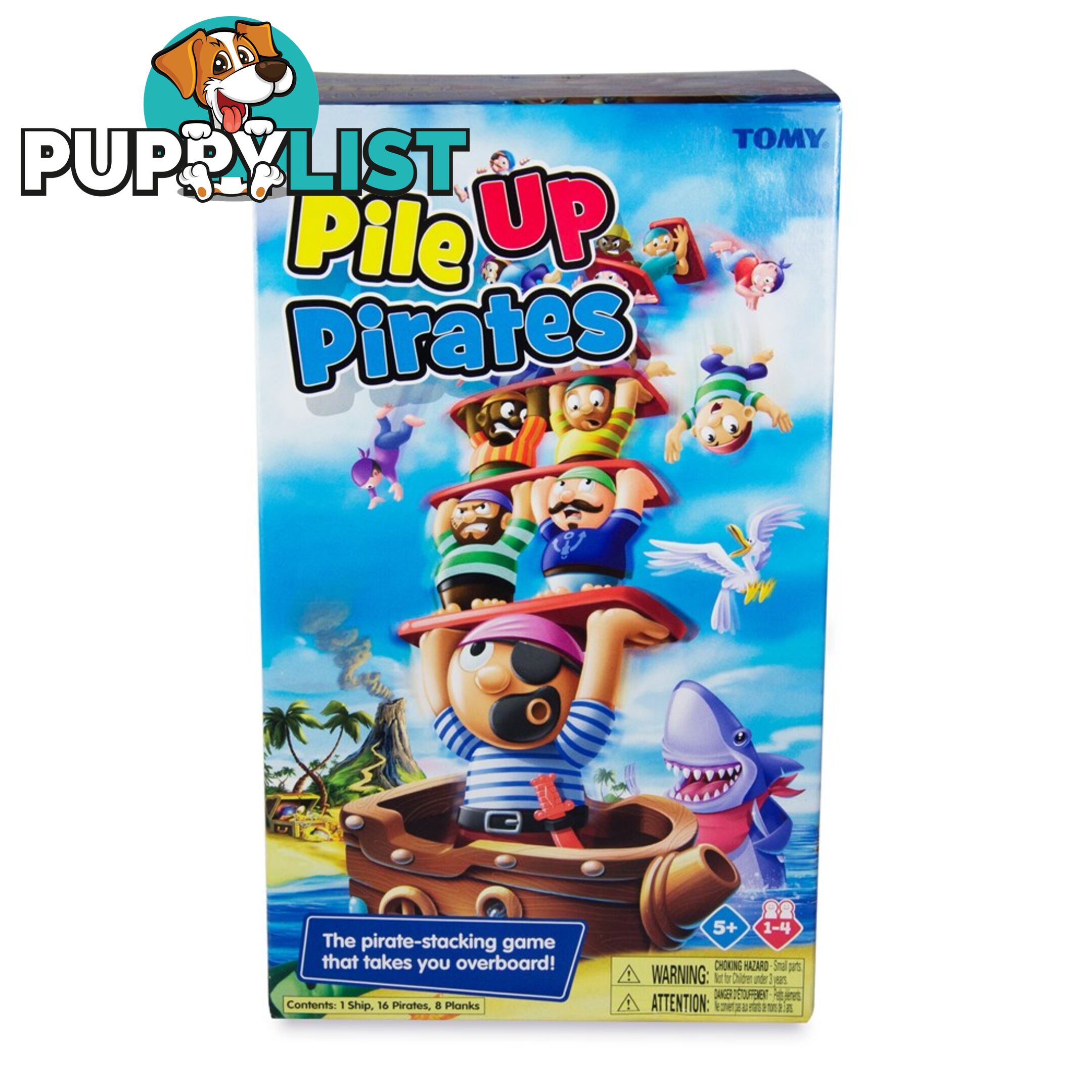 Tomy - Pile Up Pirates Game - Tomy - Lct72868 - 5011666728684