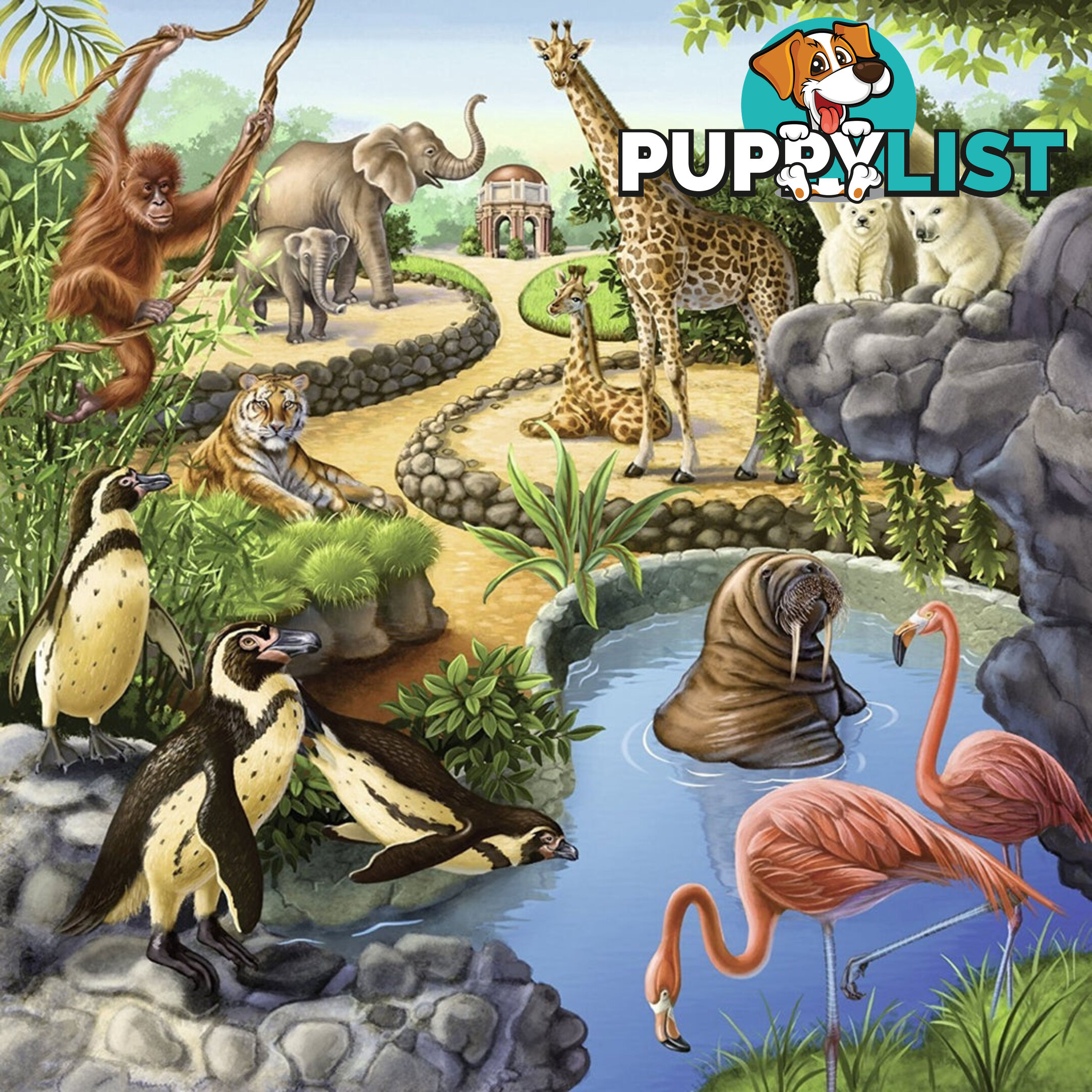 Ravensburger - Forest Zoo & Pets Jigsaw Puzzle 3 X 49pc - Mdrb092659 - 4005556092659