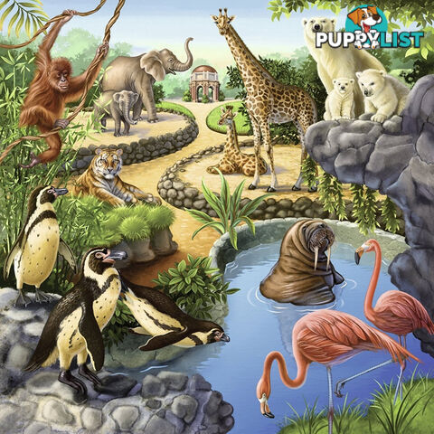 Ravensburger - Forest Zoo & Pets Jigsaw Puzzle 3 X 49pc - Mdrb092659 - 4005556092659