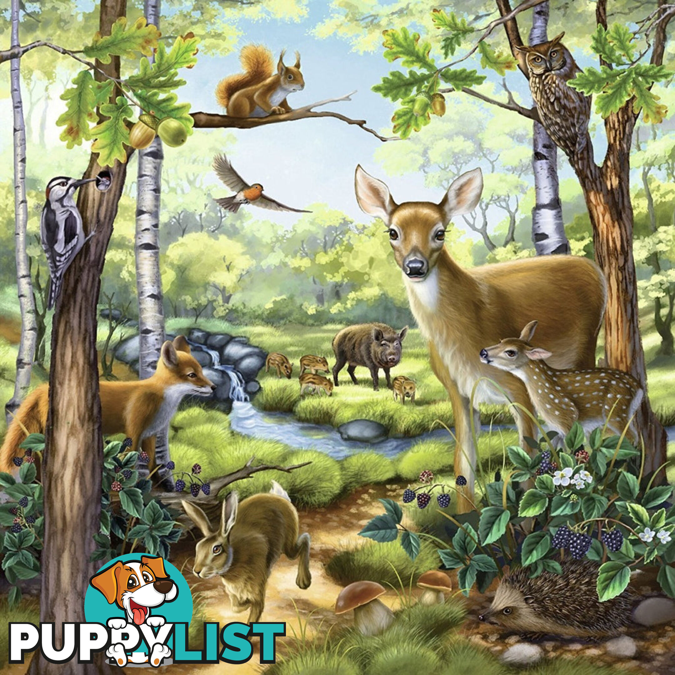 Ravensburger - Forest Zoo & Pets Jigsaw Puzzle 3 X 49pc - Mdrb092659 - 4005556092659