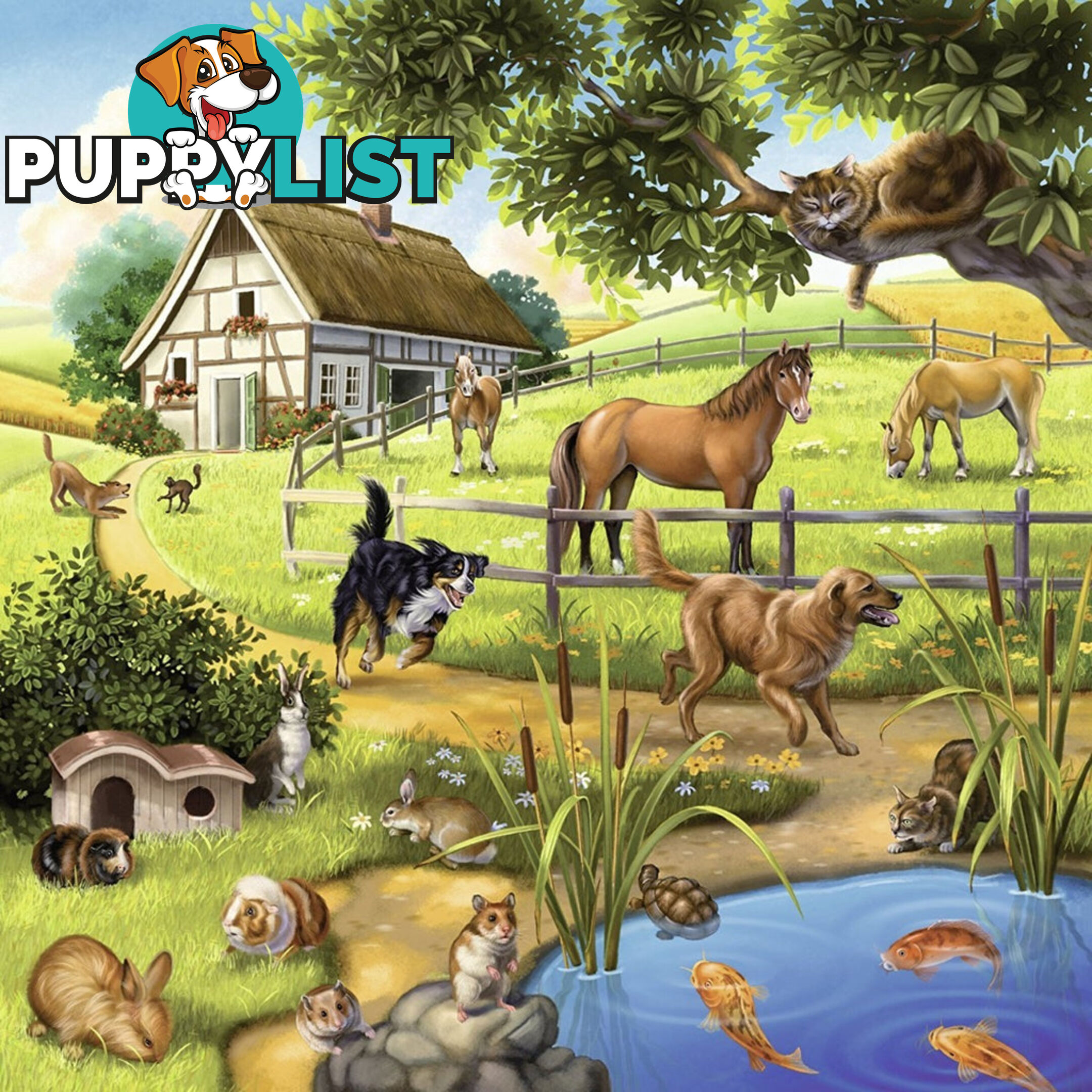 Ravensburger - Forest Zoo & Pets Jigsaw Puzzle 3 X 49pc - Mdrb092659 - 4005556092659