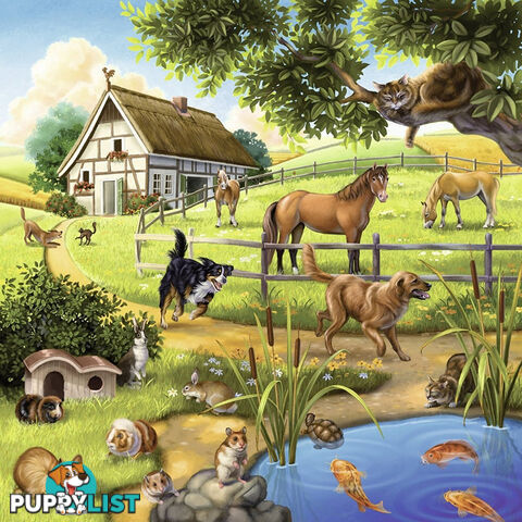 Ravensburger - Forest Zoo & Pets Jigsaw Puzzle 3 X 49pc - Mdrb092659 - 4005556092659