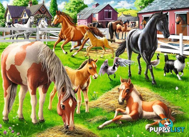 Ravensburger - Happy Horses Jigsaw Puzzle 60pc Rb05175 - 4005556051755