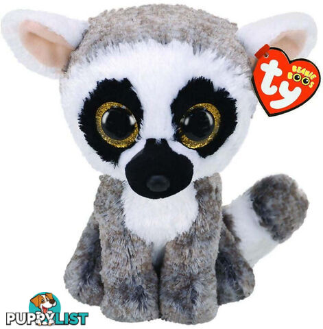 Ty - Beanie Boos - Linus The Lemur Medium 23cm - Bg36472 - 008421364725