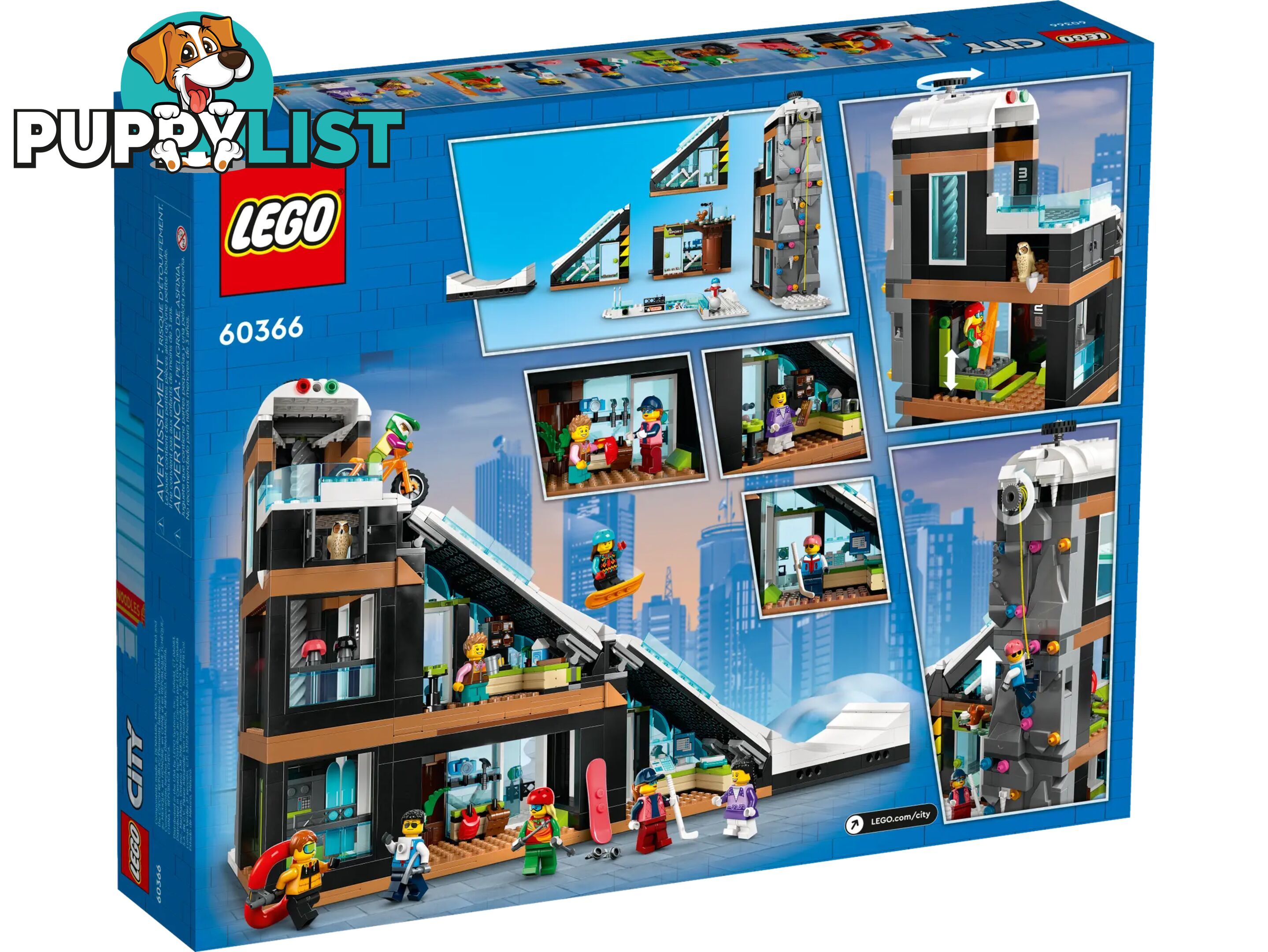 LEGO 60366 Ski and Climbing Center - City - 5702017415666