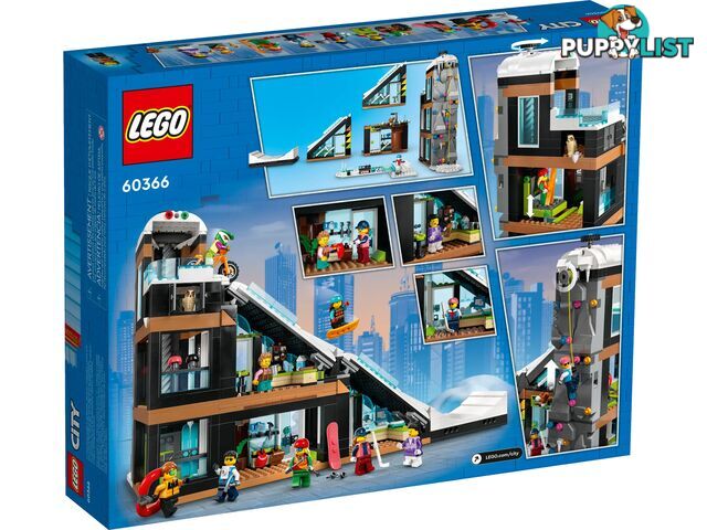 LEGO 60366 Ski and Climbing Center - City - 5702017415666