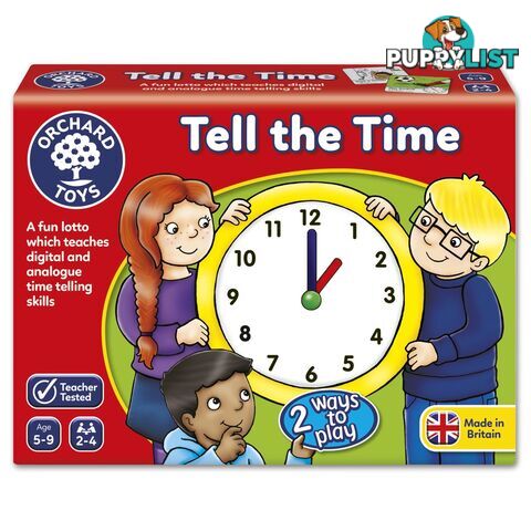 Orchard Toys -  Tell The Time Lotto Mdoc015 - 5011863100764