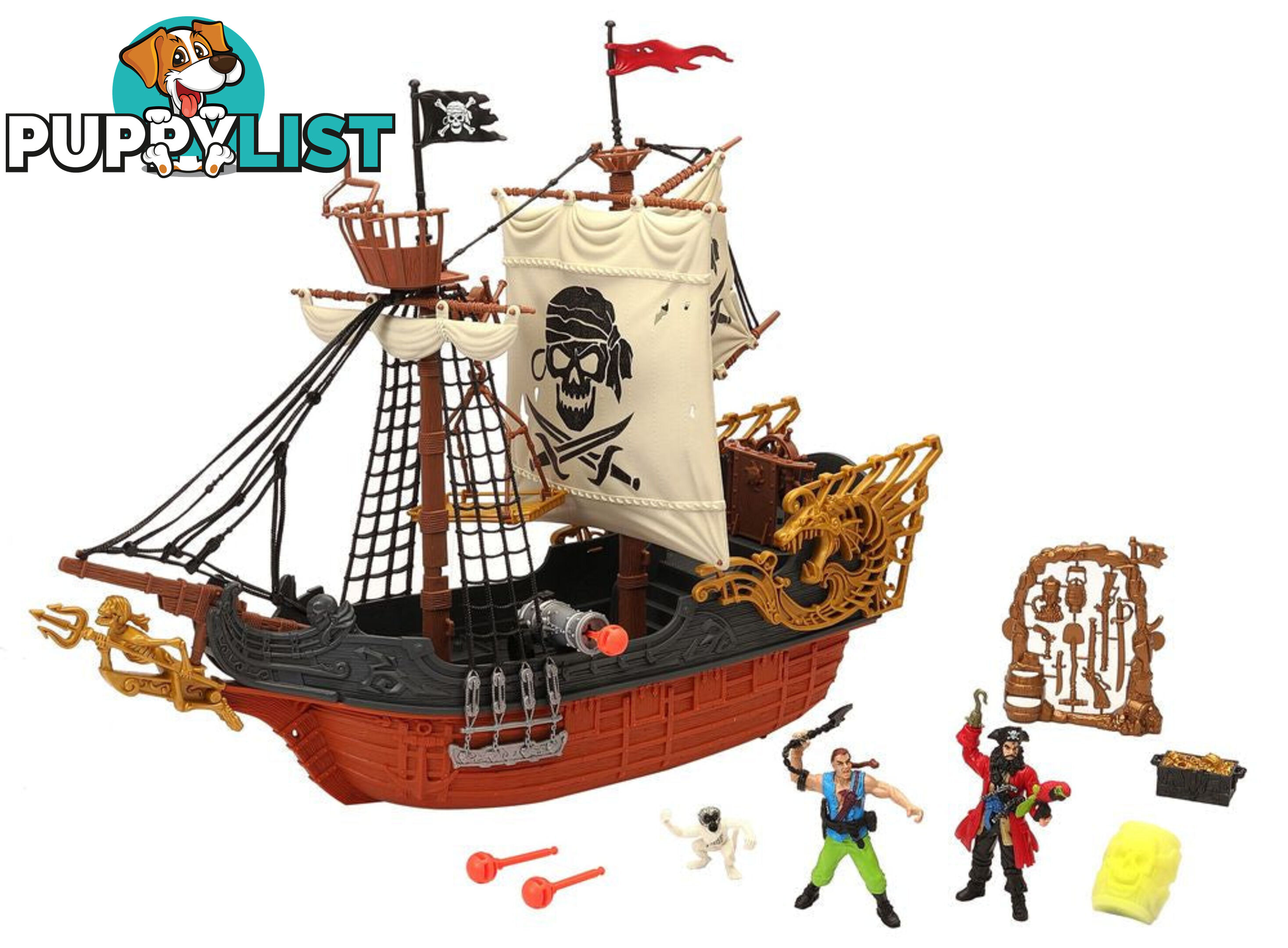 Pirates Deluxe Captain Ship Art62081 - 4893808052199