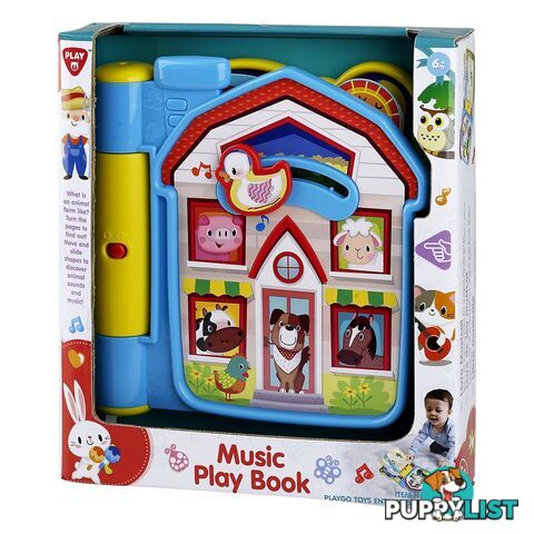 Battery Operated Music Play Book  Playgo Toys Ent. Ltd  Art65477 - 4892401016867