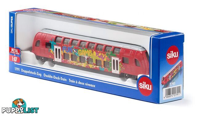 Siku - Double-deck Train Bus  Rail  Si1791 - 4006874017911