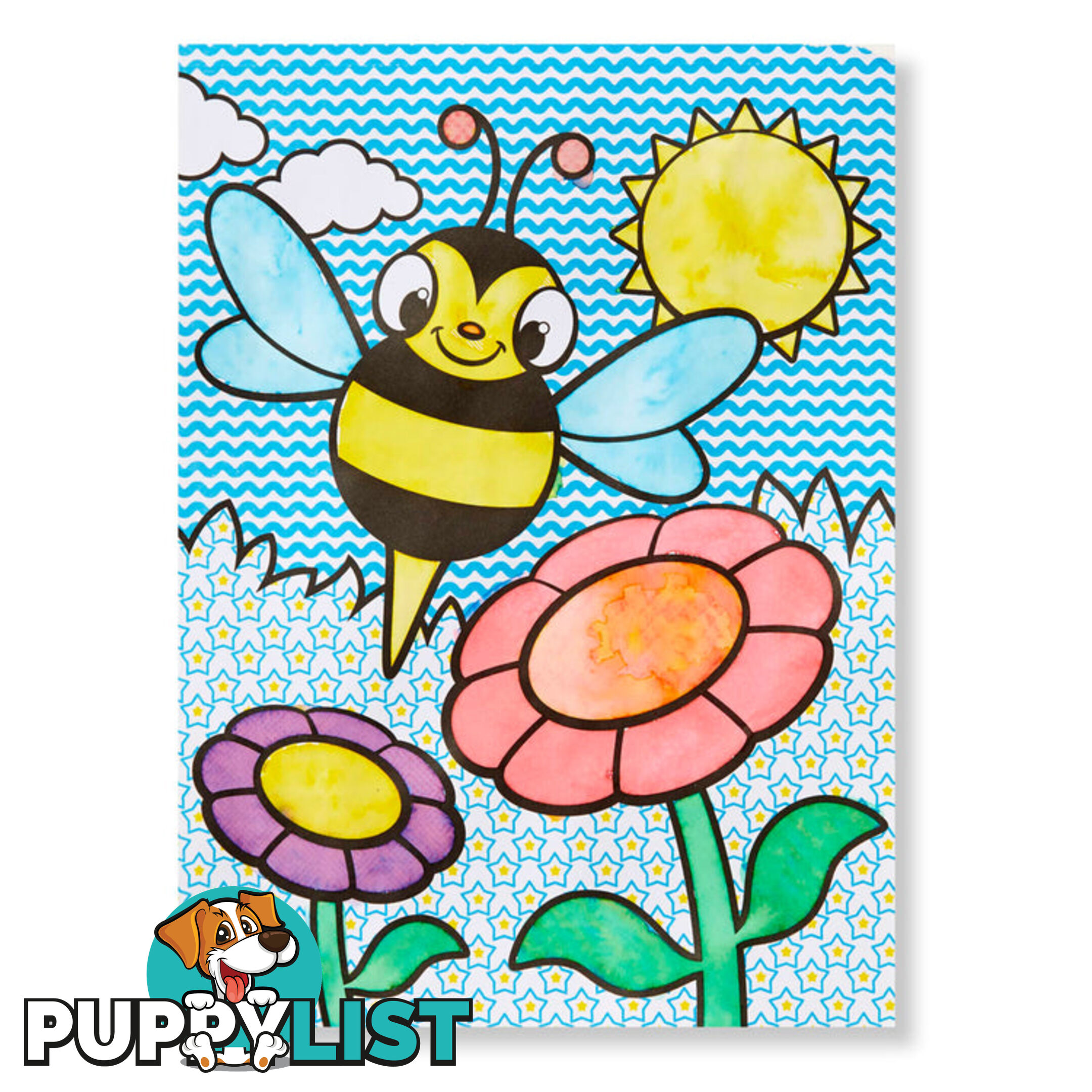 Melissa & Doug - My First Paint With Water Kids' Art Pad With Paintbrush - Cheerleaders Flowers Fairies And More - Mdmnd3183 - 000772031837